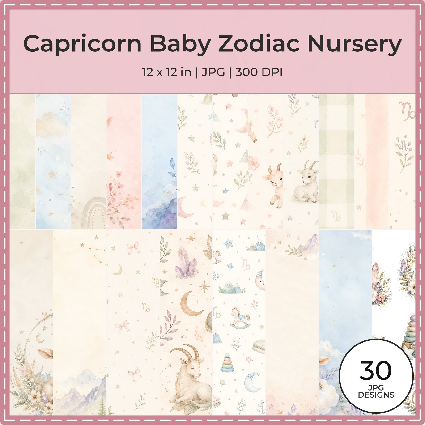 Capricorn Baby Zodiac Nursery
