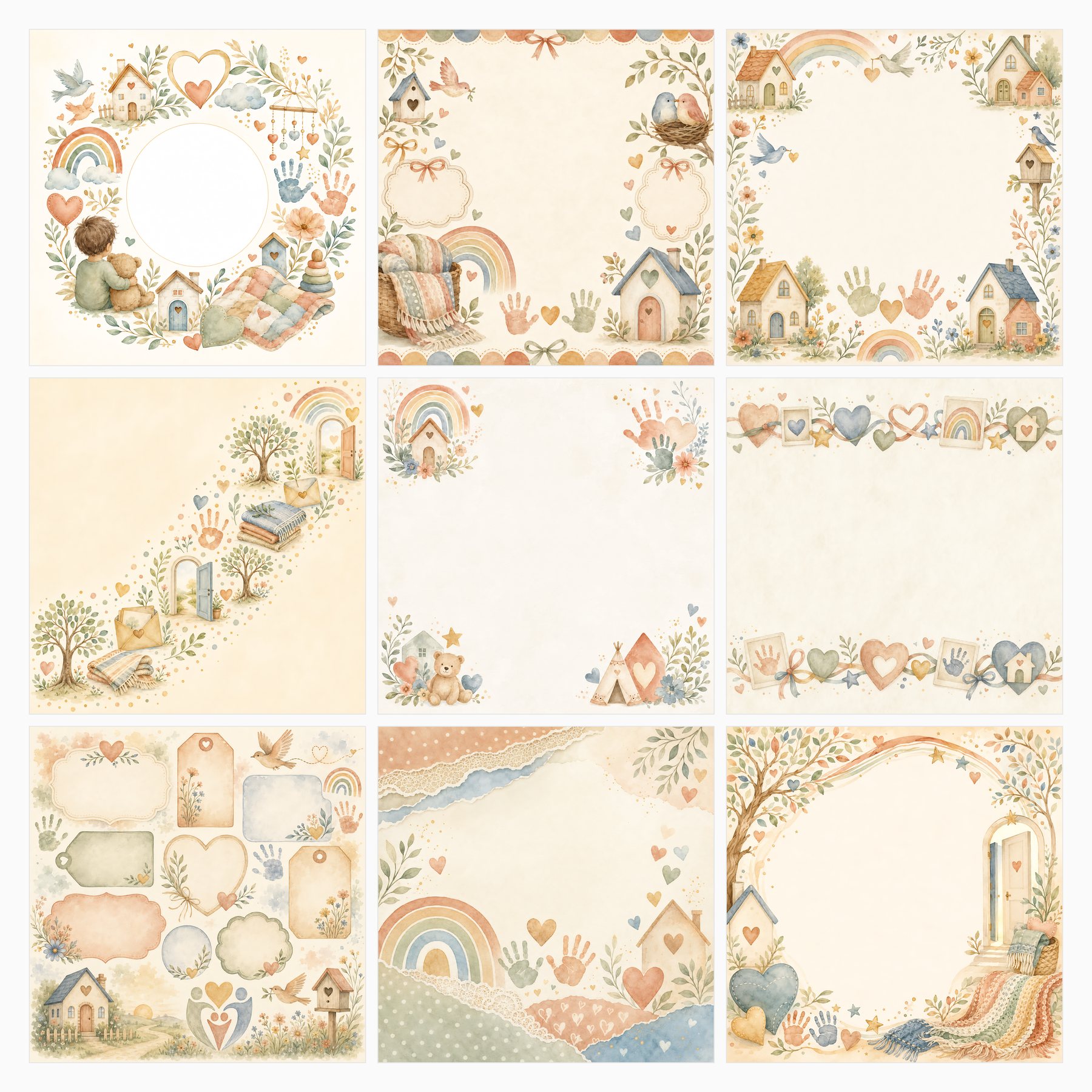 Adoption Forever Family Memory Book Digital Scrapbook Paper preview 4