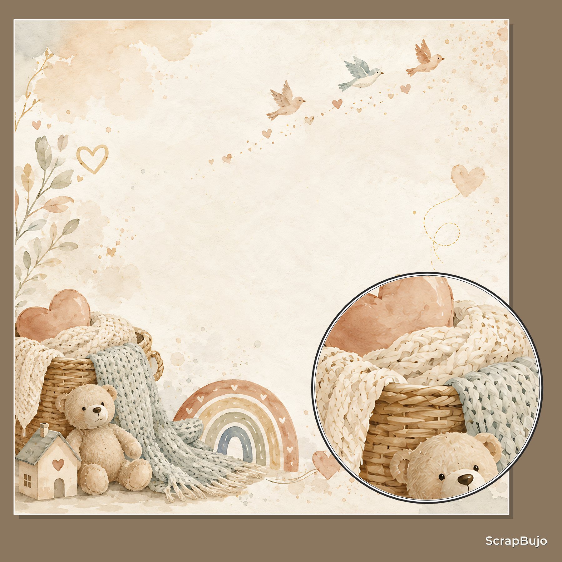 Adoption Forever Family Memory Book Digital Scrapbook Paper preview 6