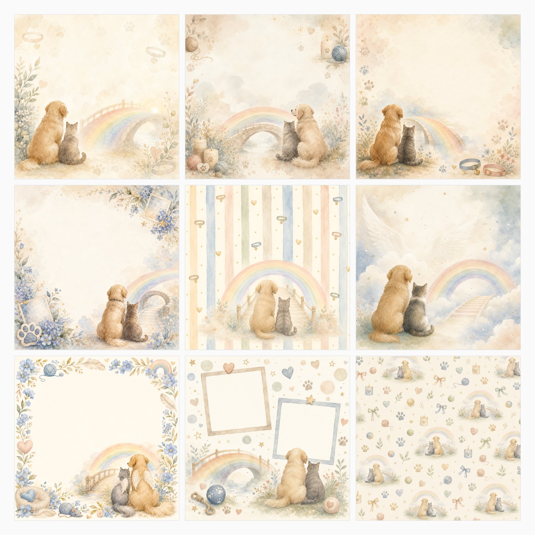 Pet Memorial Rainbow Bridge Keepsake preview 2