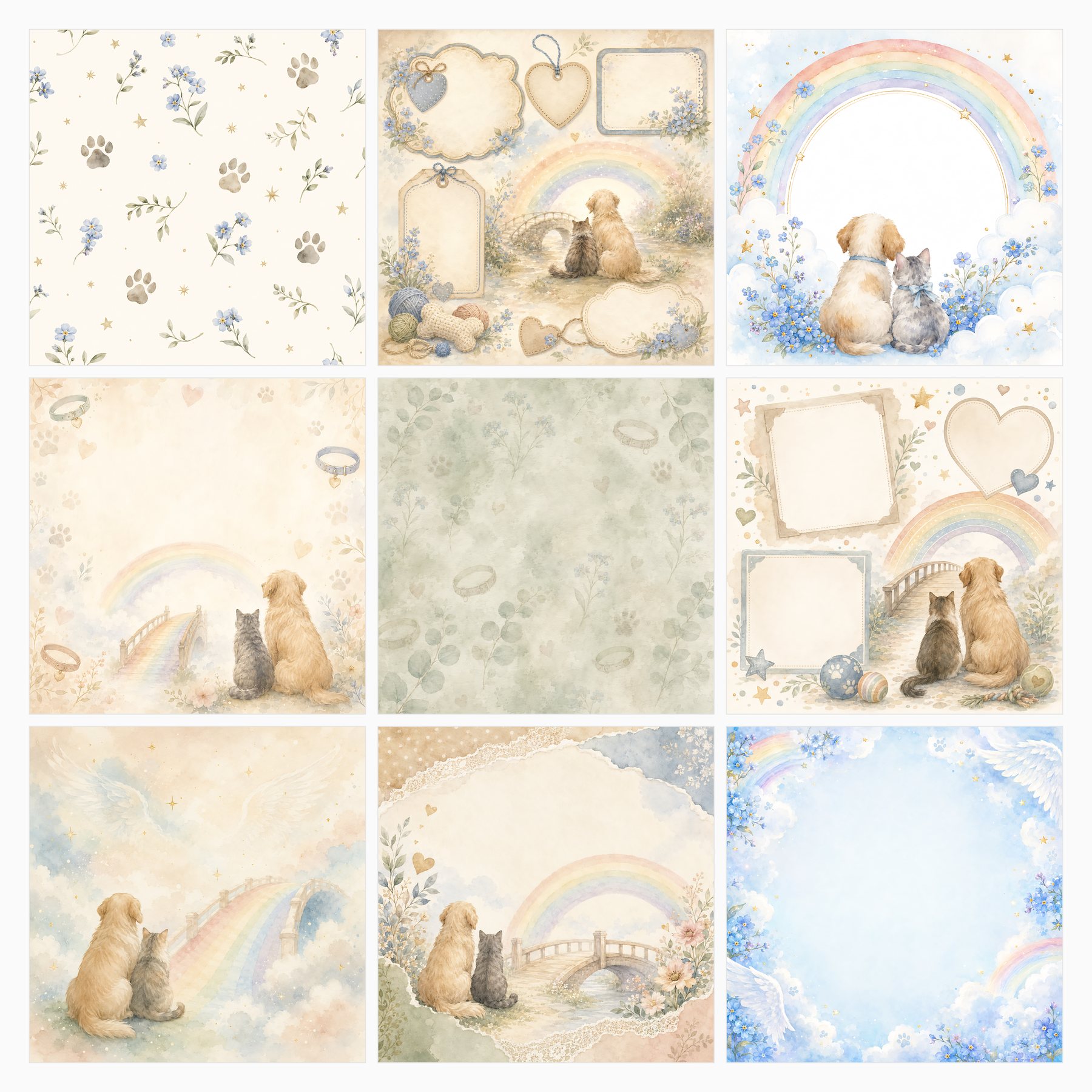 Pet Memorial Rainbow Bridge Keepsake preview 4
