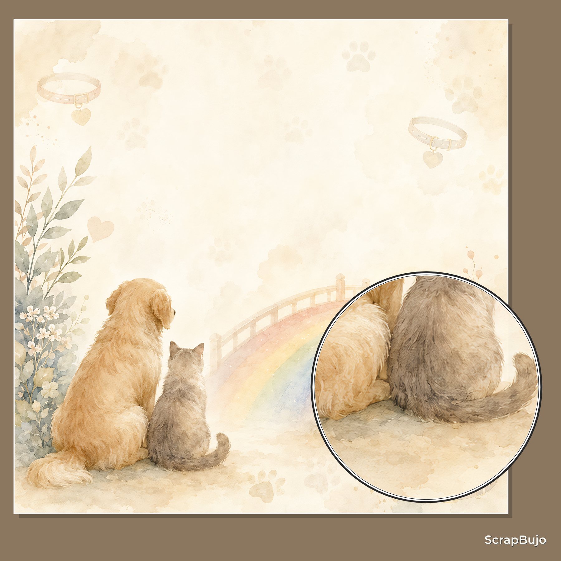 Pet Memorial Rainbow Bridge Keepsake preview 5