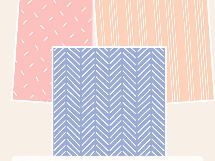 Free Playful Pastel Doodle – 3 Printable Scrapbook Paper Samples preview