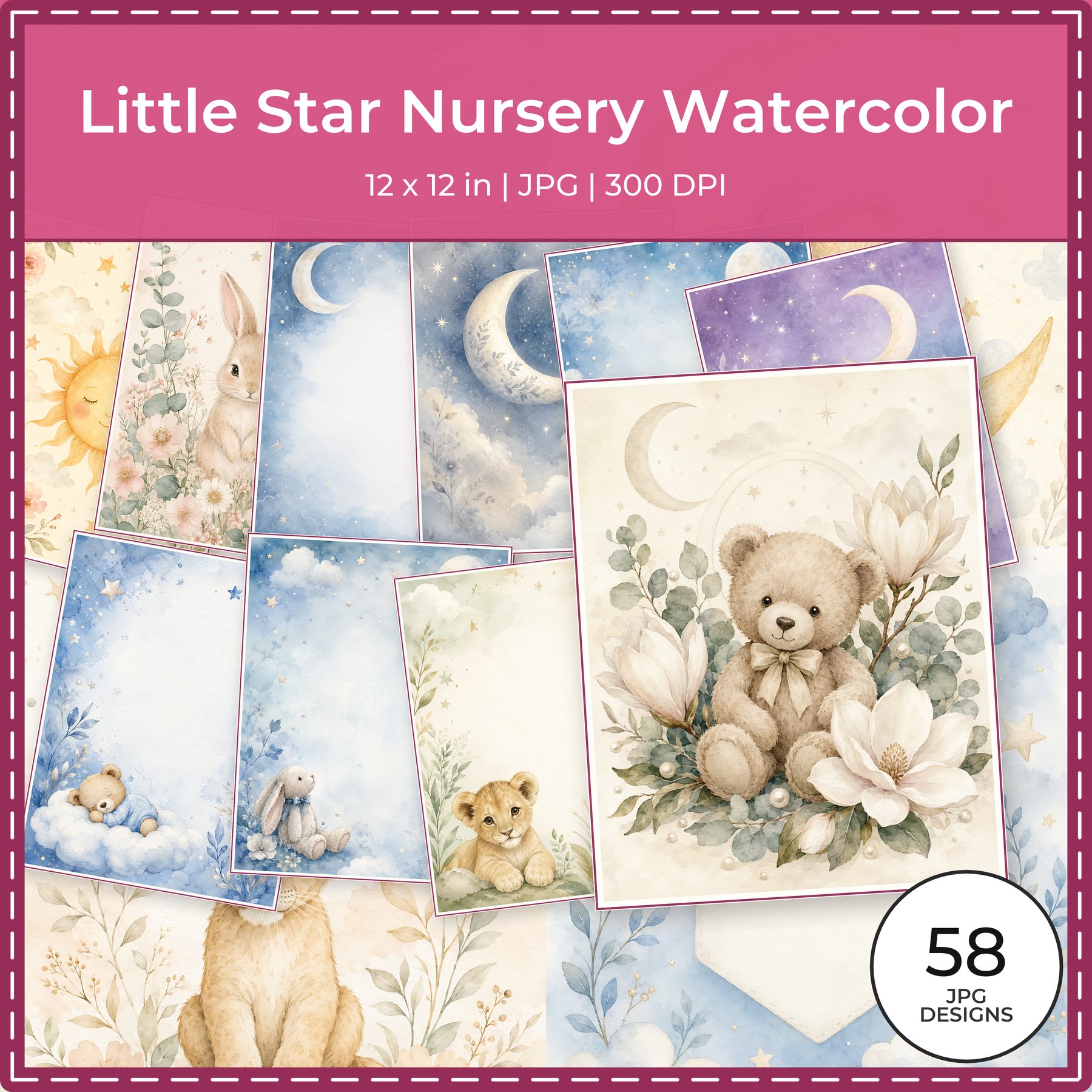 Little Star Nursery Watercolor