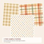 Free Savanna Memories Watercolor Safari Printable Samples preview