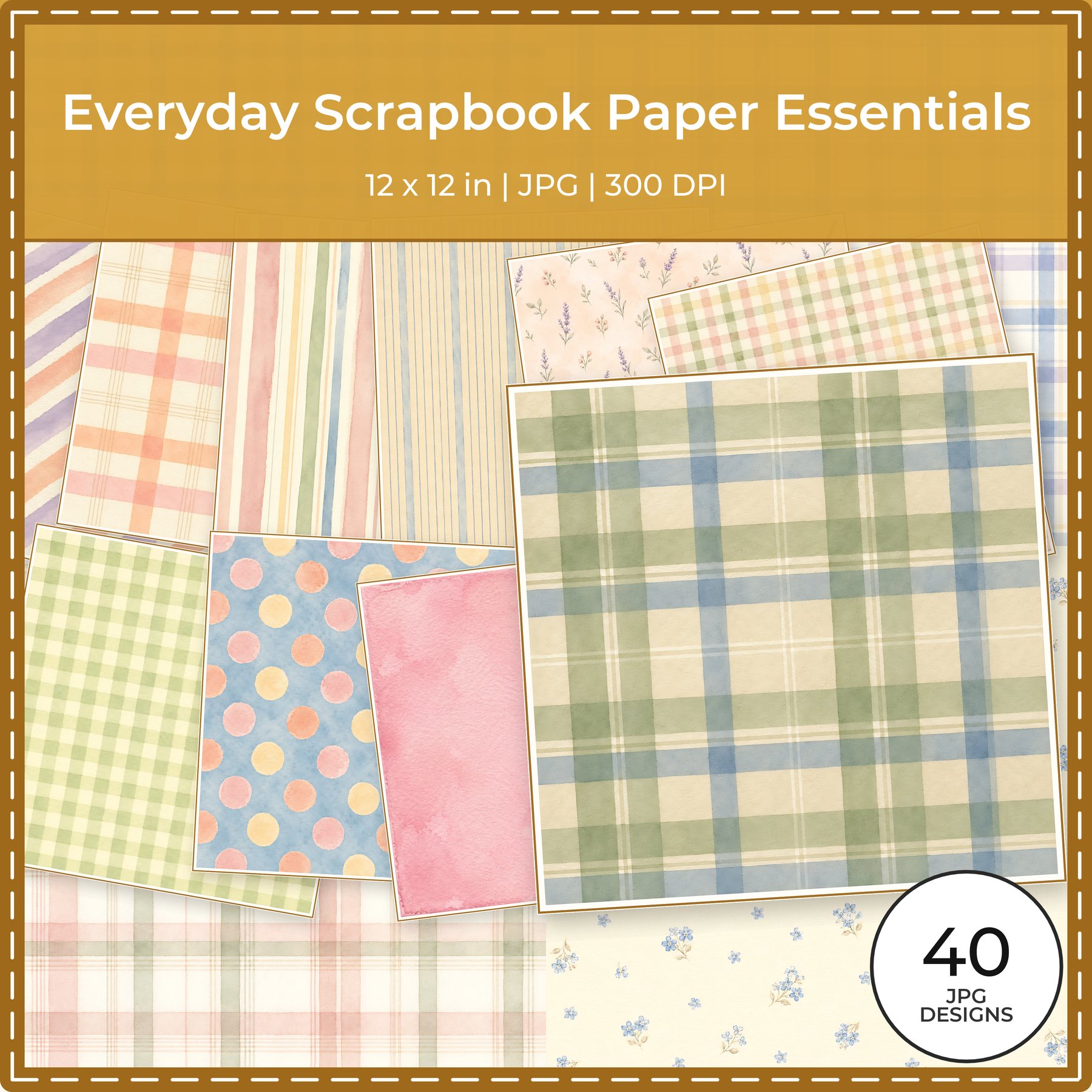 Everyday Scrapbook Paper Essentials