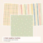 Free Everyday Scrapbook Paper Essentials – 3 Printable Samples preview