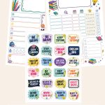 Free Cute Back to School Labels and Stickers – 3 Samples preview