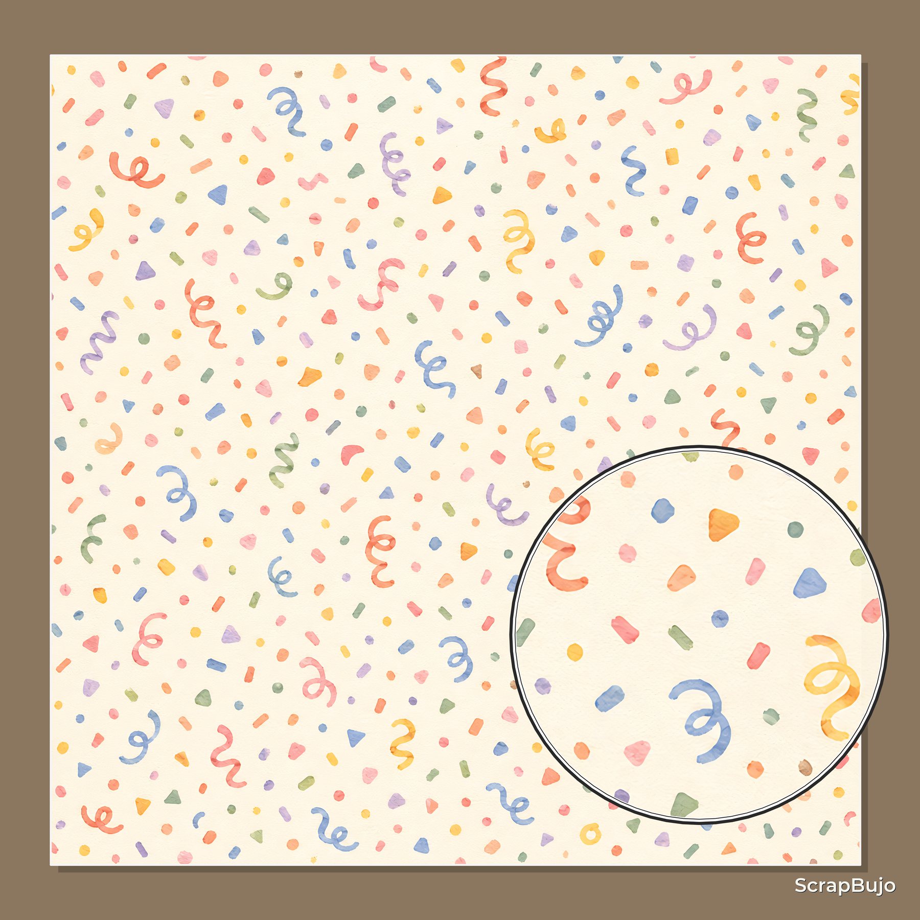 All Occasion Printable Gift Wrap Digital Scrapbook Paper preview 5