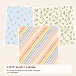 Free All Occasion Printable Gift Wrap – 3 Printable Scrapbook Paper Samples preview