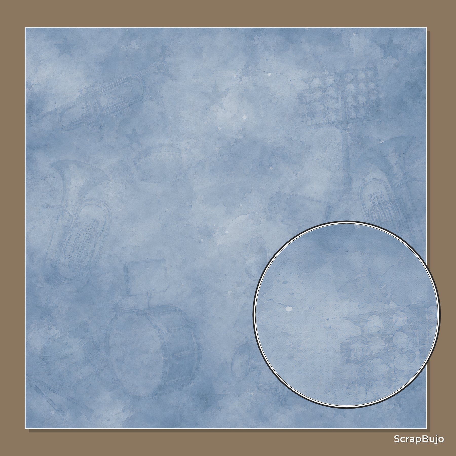 Game Day Football Homecoming Tailgate Digital Scrapbook Papers preview 6