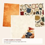 Free Game Day Football Homecoming Tailgate Scrapbook Samples preview