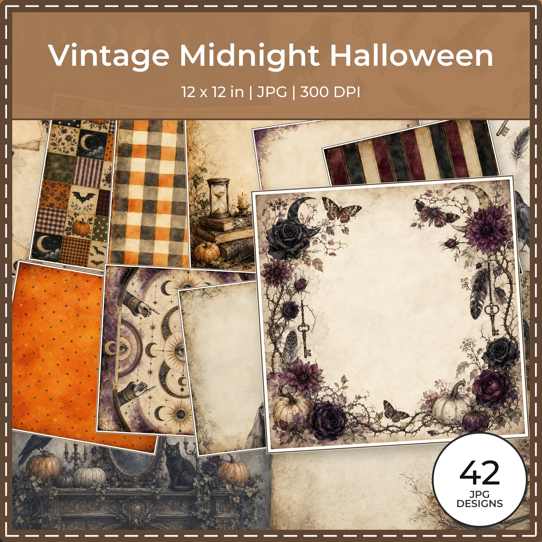 Vintage Midnight Halloween