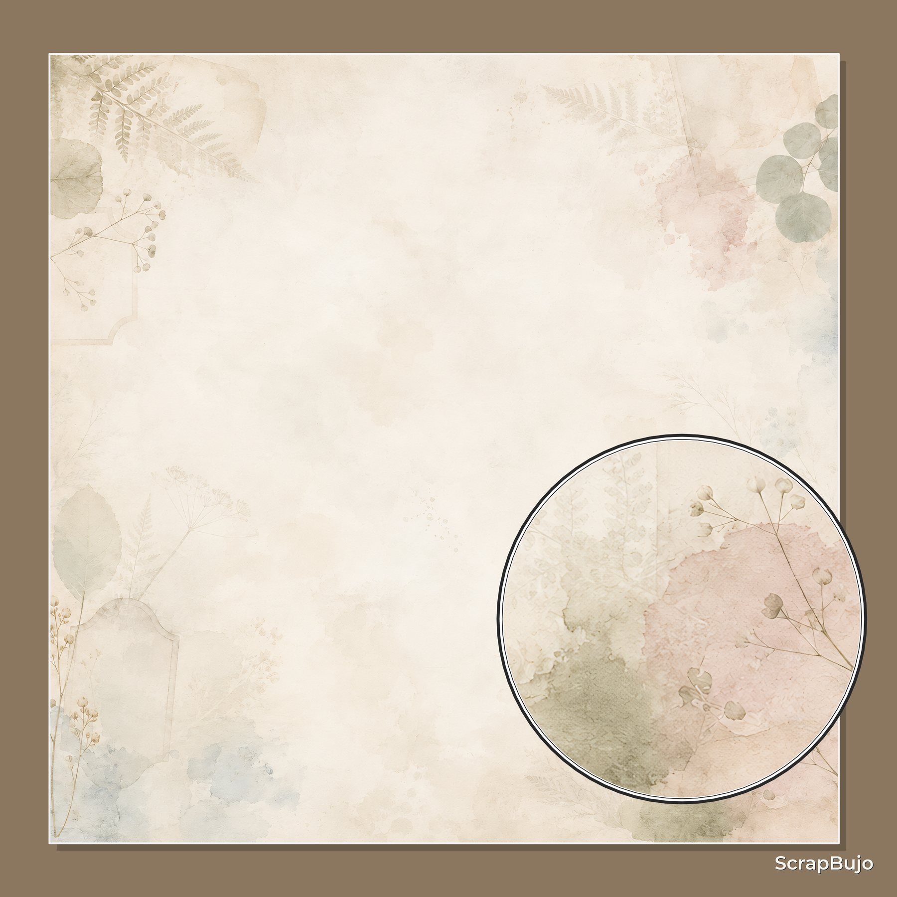 Greenhouse Herbarium Vintage Botanical Scrapbook Bundle preview 5