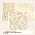 Free Greenhouse Herbarium Vintage Botanical Scrapbook Bundle – 3 Printable Sample Papers preview