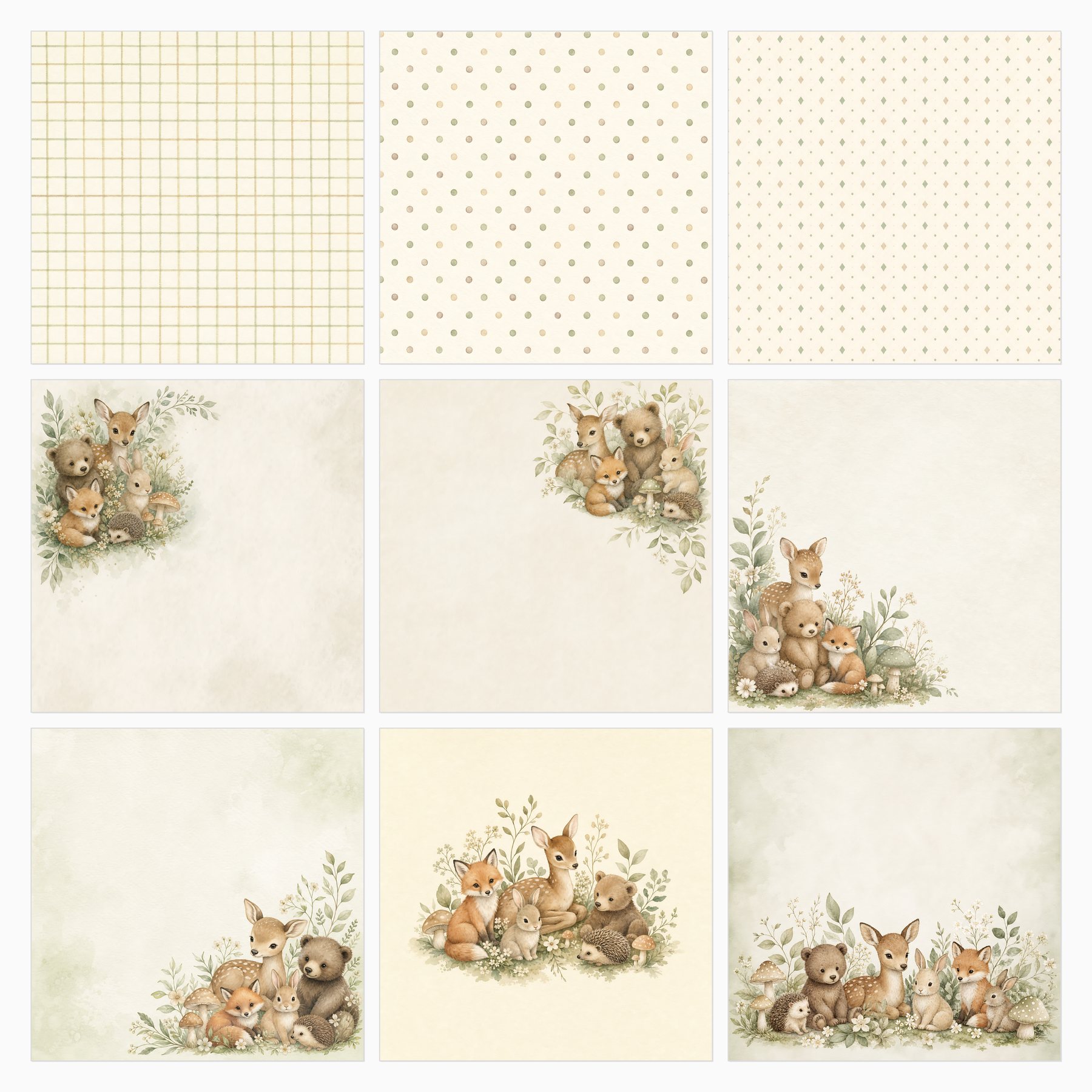 Sage Woodland Baby Memories preview 3