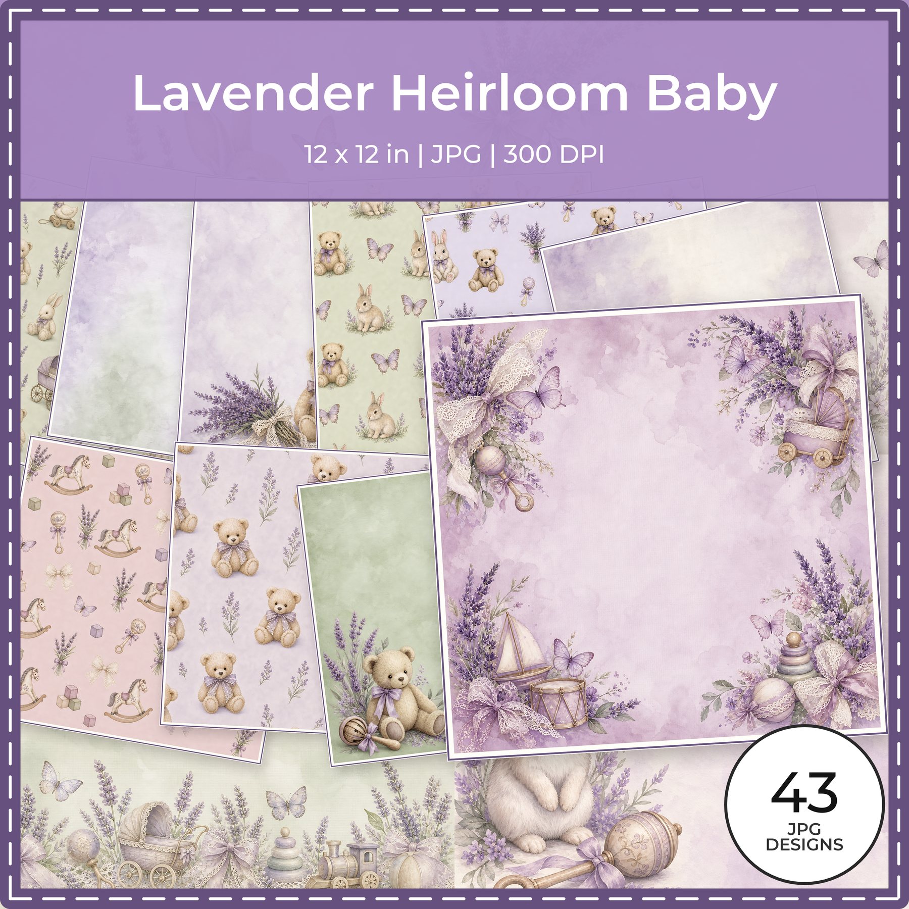 Lavender Heirloom Baby