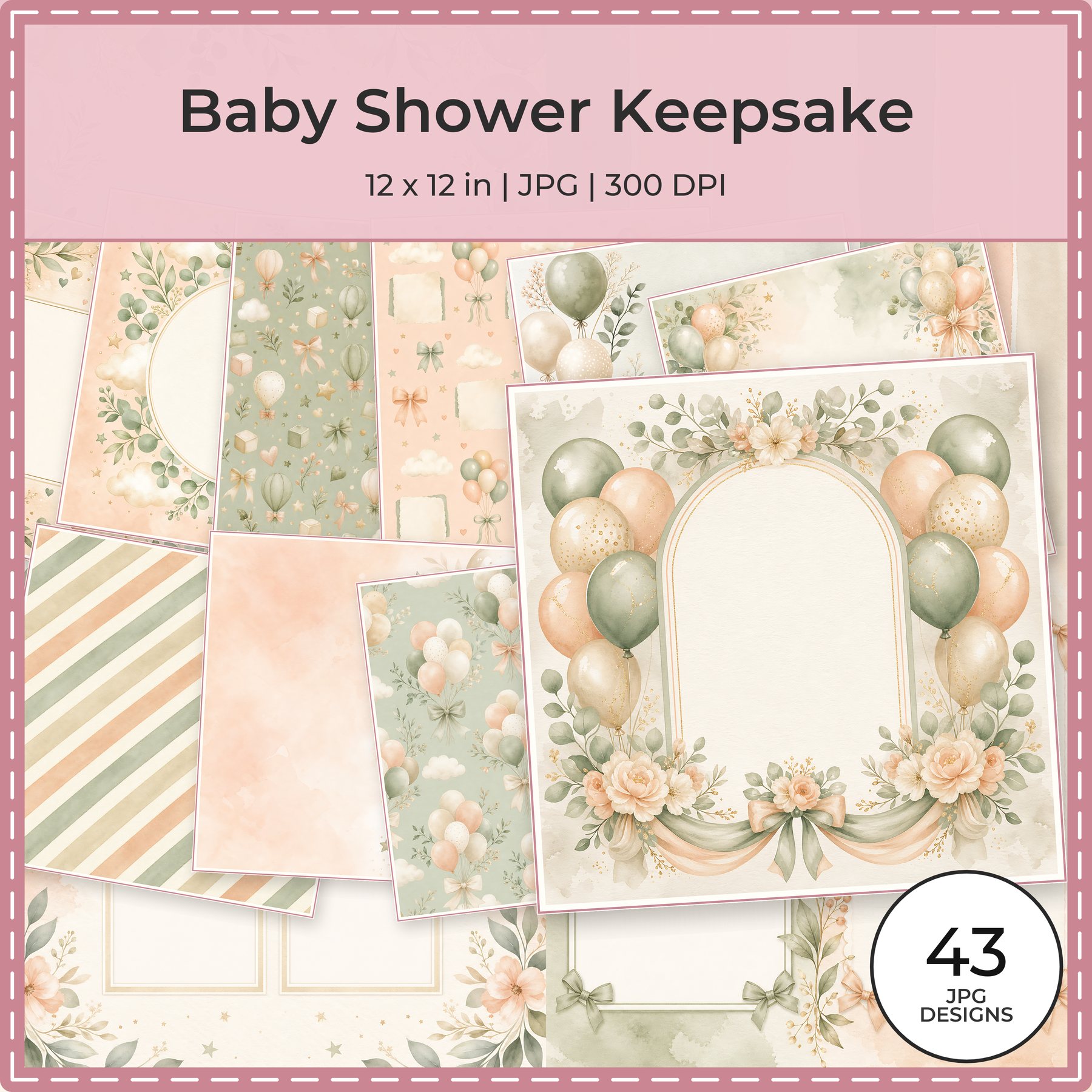 Baby Shower Keepsake