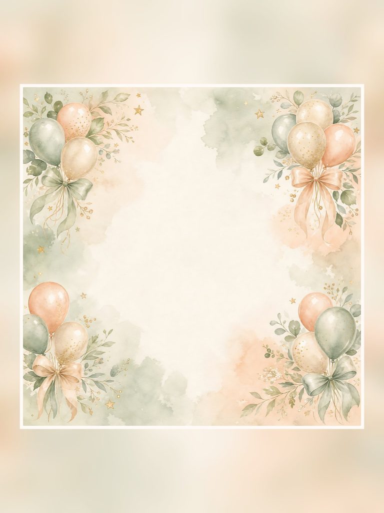 Baby Shower Keepsake poster portrait