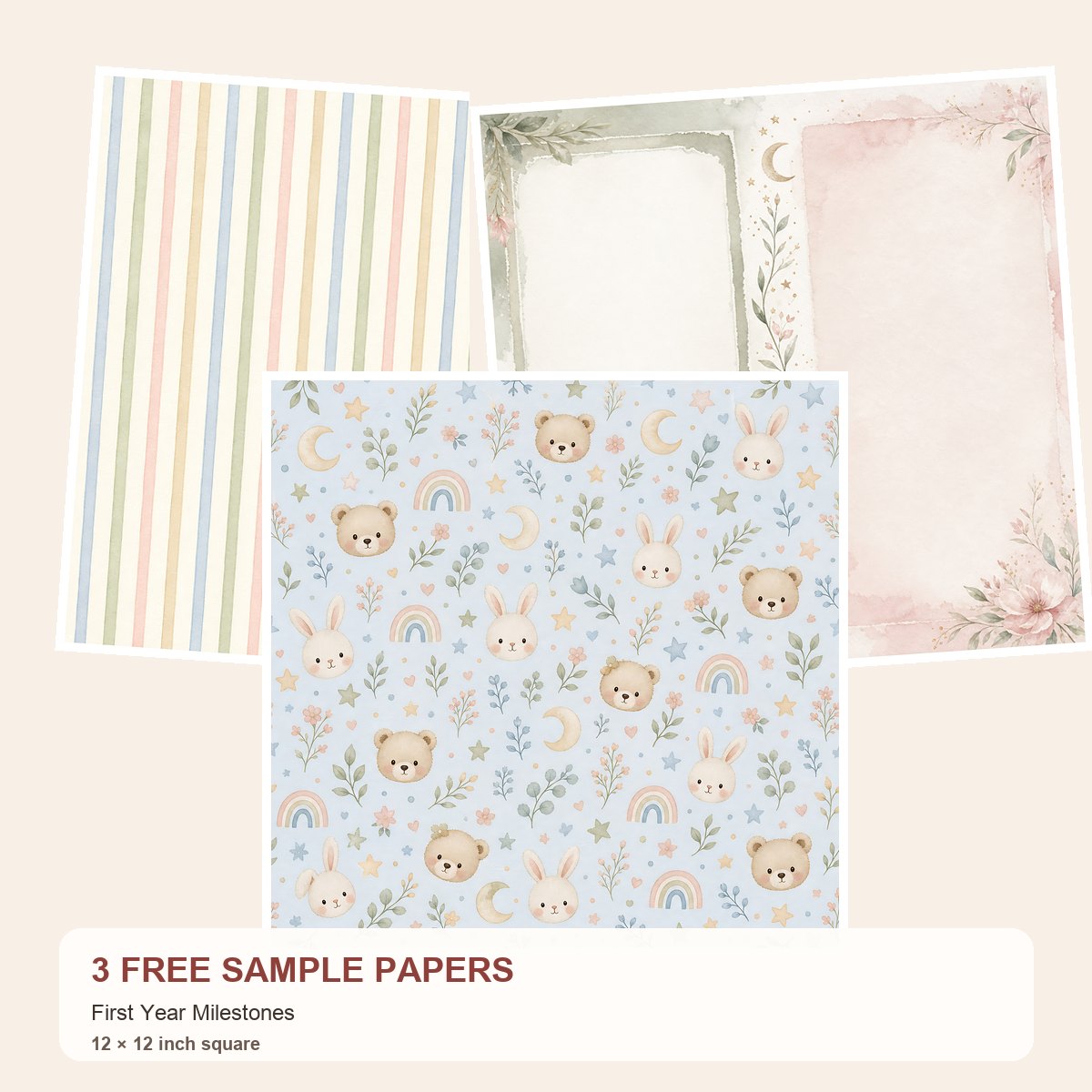 Free First Year Milestones – 3 Printable Samples