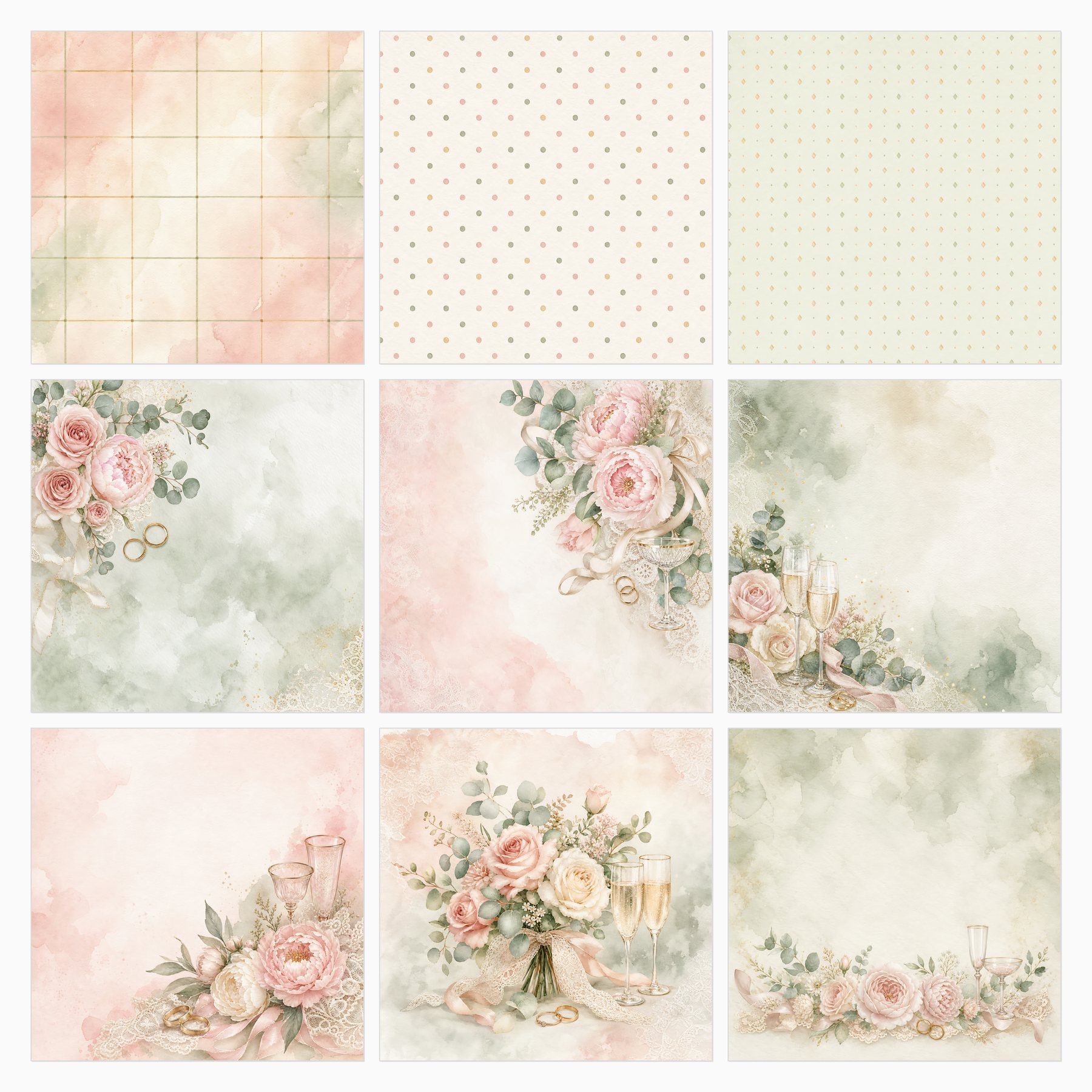 Elegant Wedding Blush & Sage preview 3
