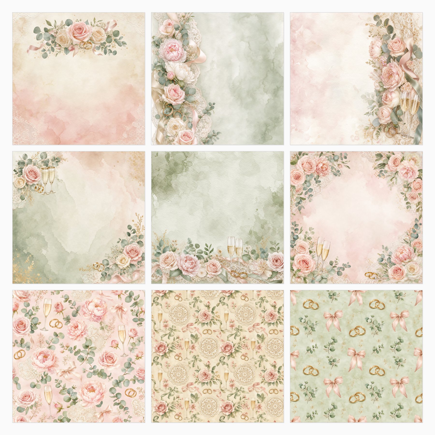 Elegant Wedding Blush & Sage preview 4