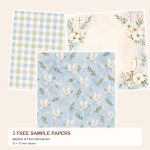 Free Baptism & First Communion – 3 Printable Scrapbook Paper Samples preview