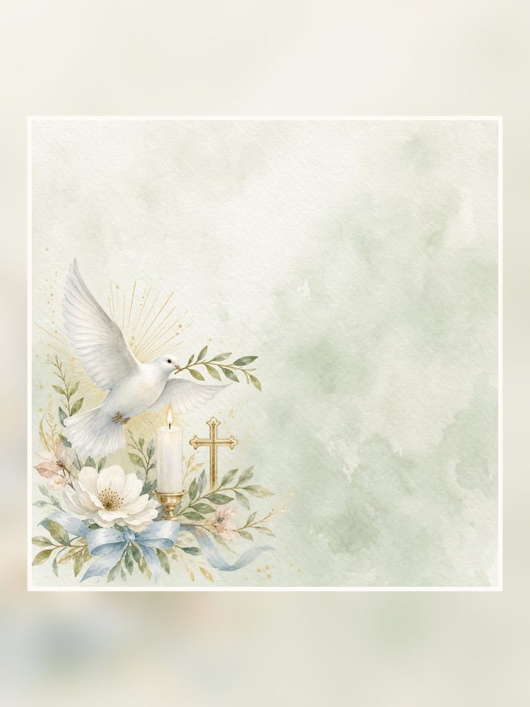 Baptism & First Communion poster portrait