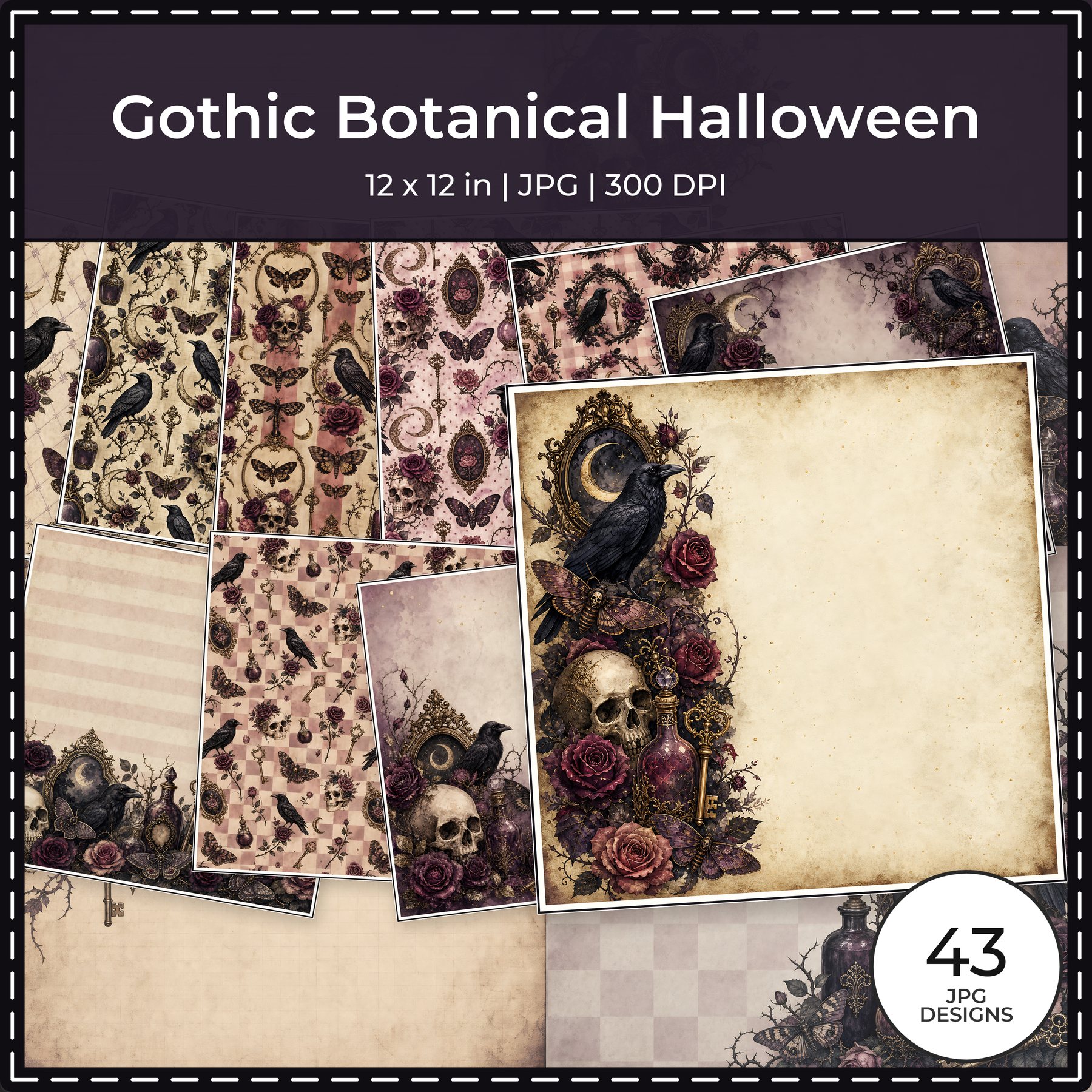 Gothic Botanical Halloween