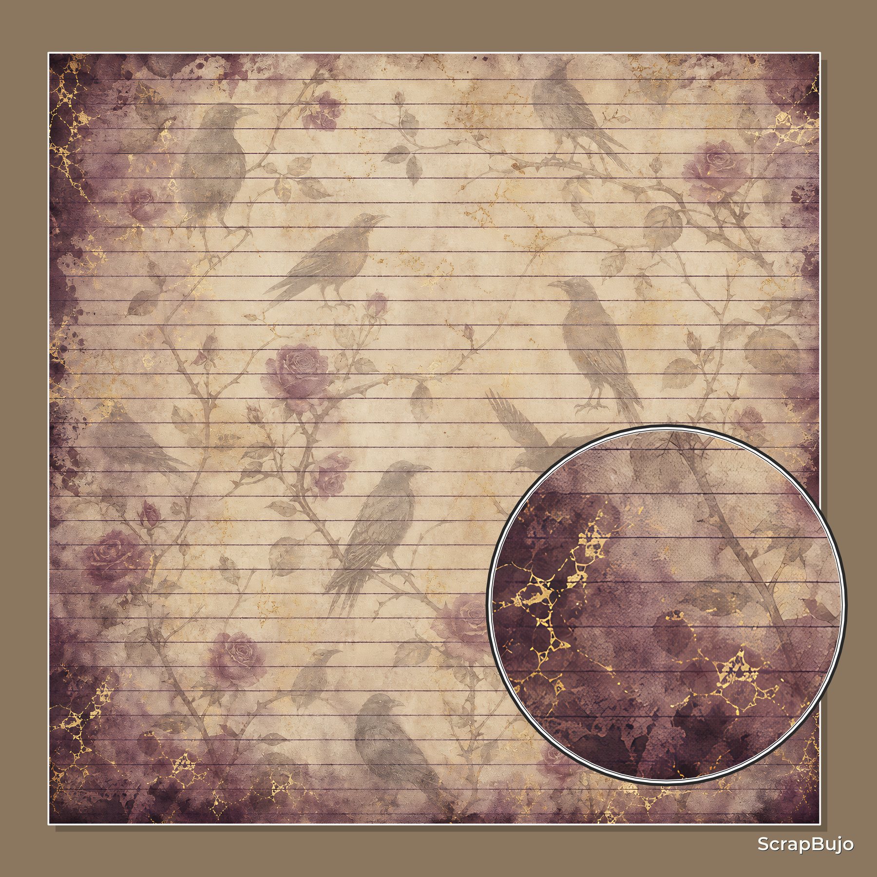 Gothic Botanical Halloween preview 6