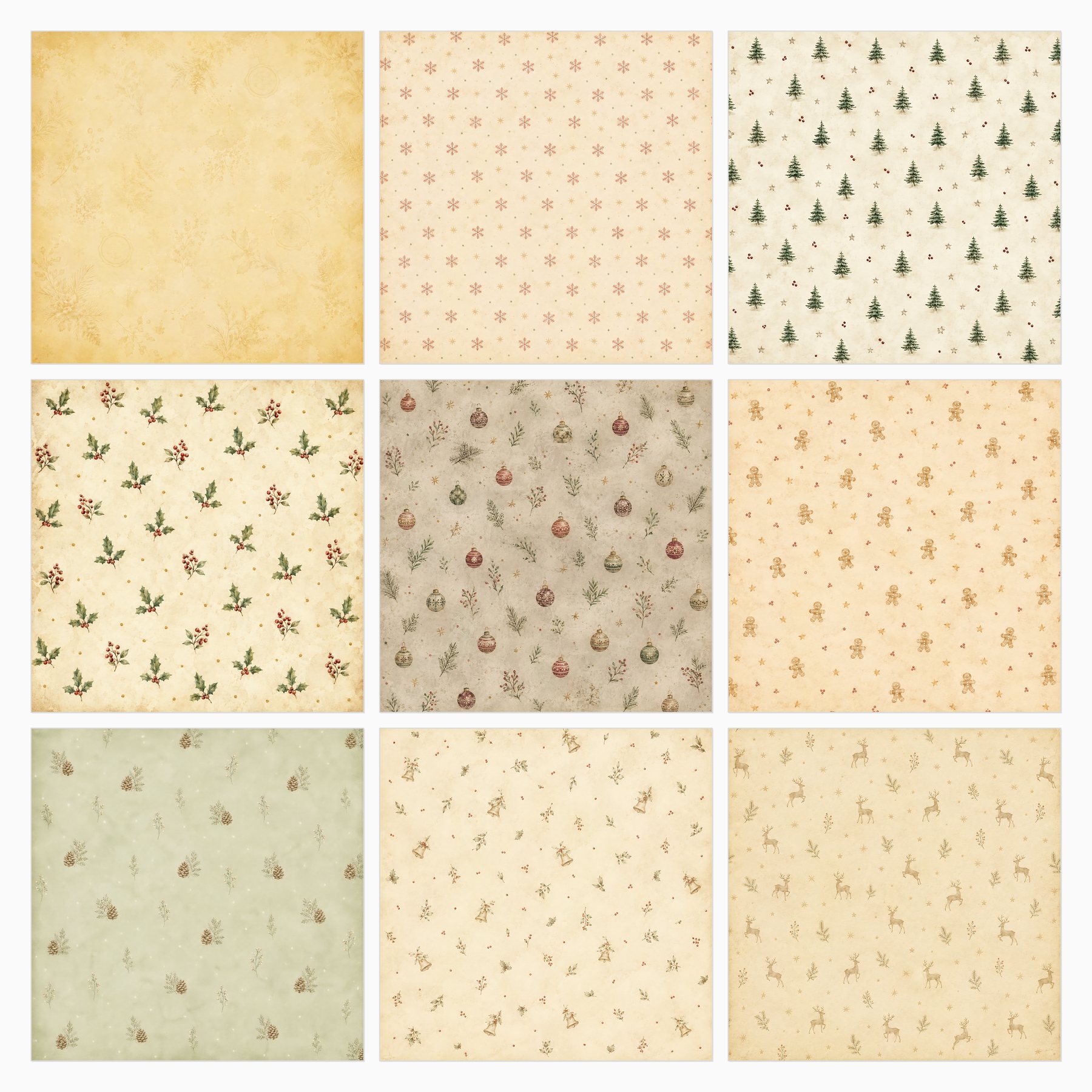 Vintage Christmas Bundle preview 3