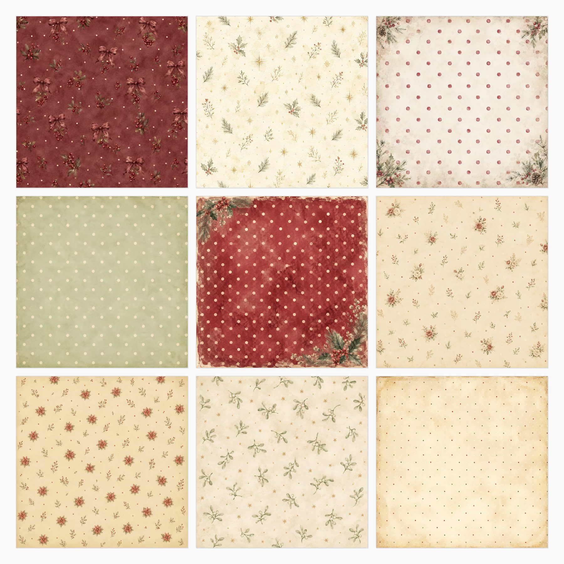 Vintage Christmas Bundle preview 4