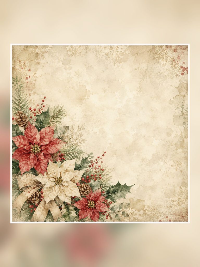Vintage Christmas Bundle poster portrait