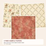 Free Baby Farmhouse Friends – 3 Printable Scrapbook Paper Samples preview