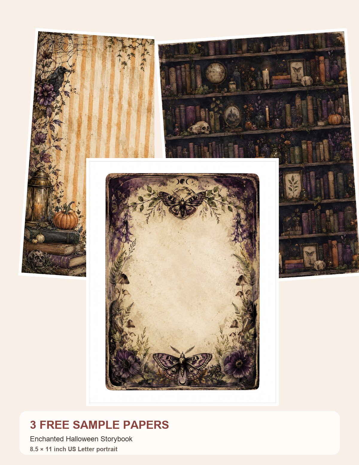 Free Enchanted Halloween Storybook – 3 Printable Sample Papers