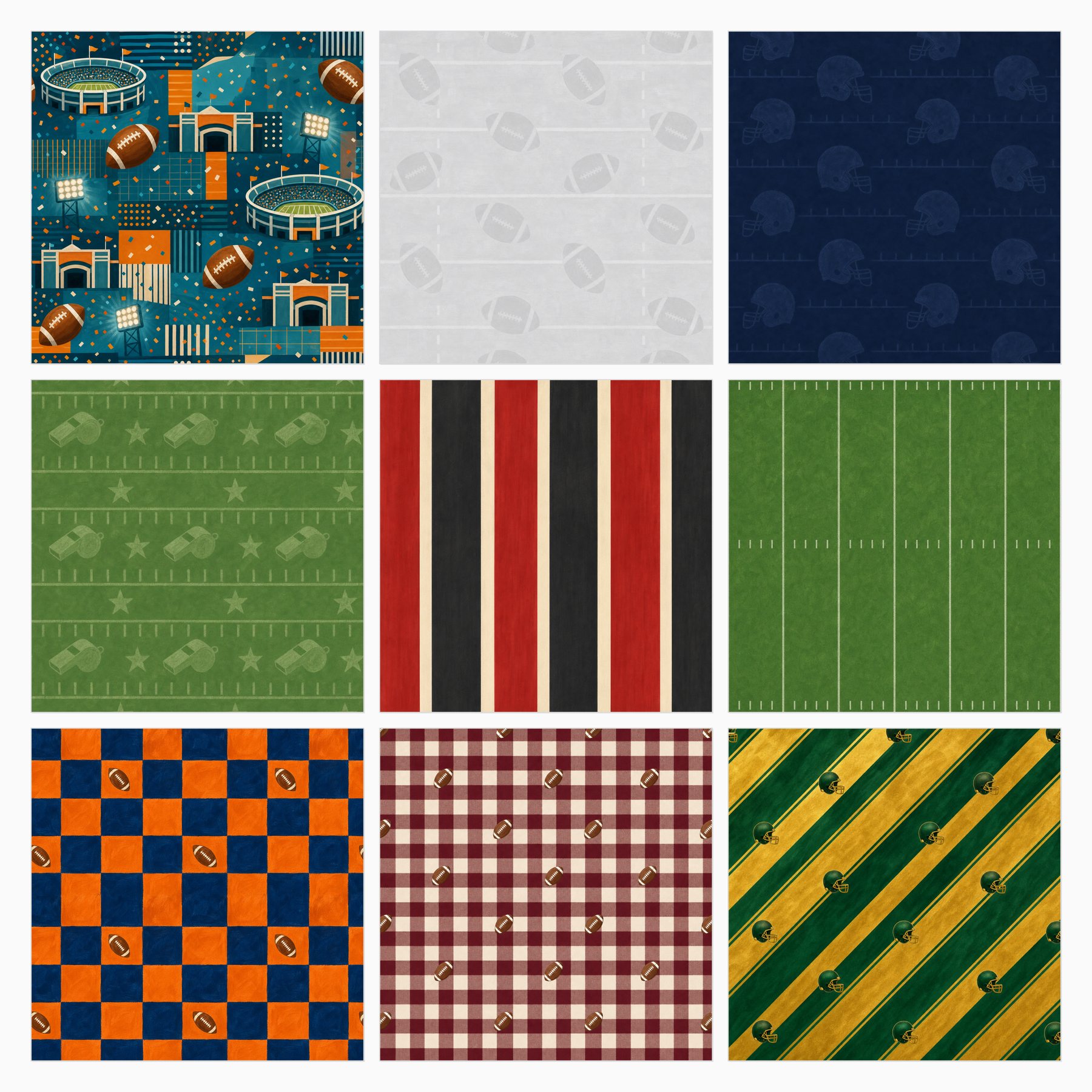 Football Tailgate Digital Papers preview 3