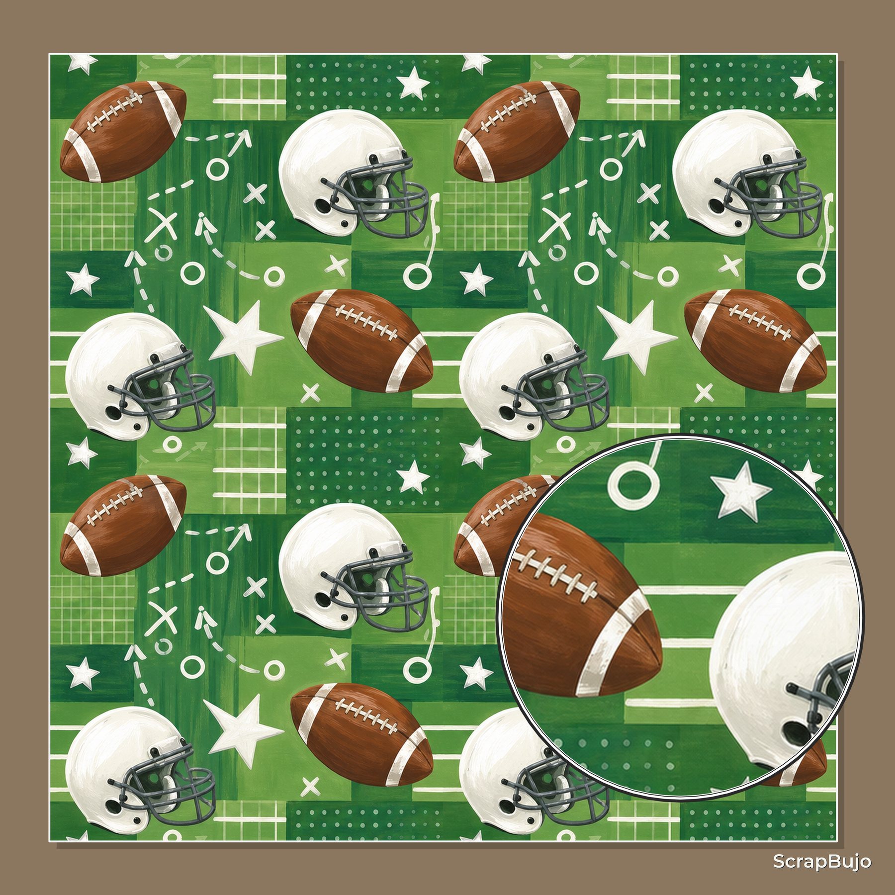 Football Tailgate Digital Papers preview 5