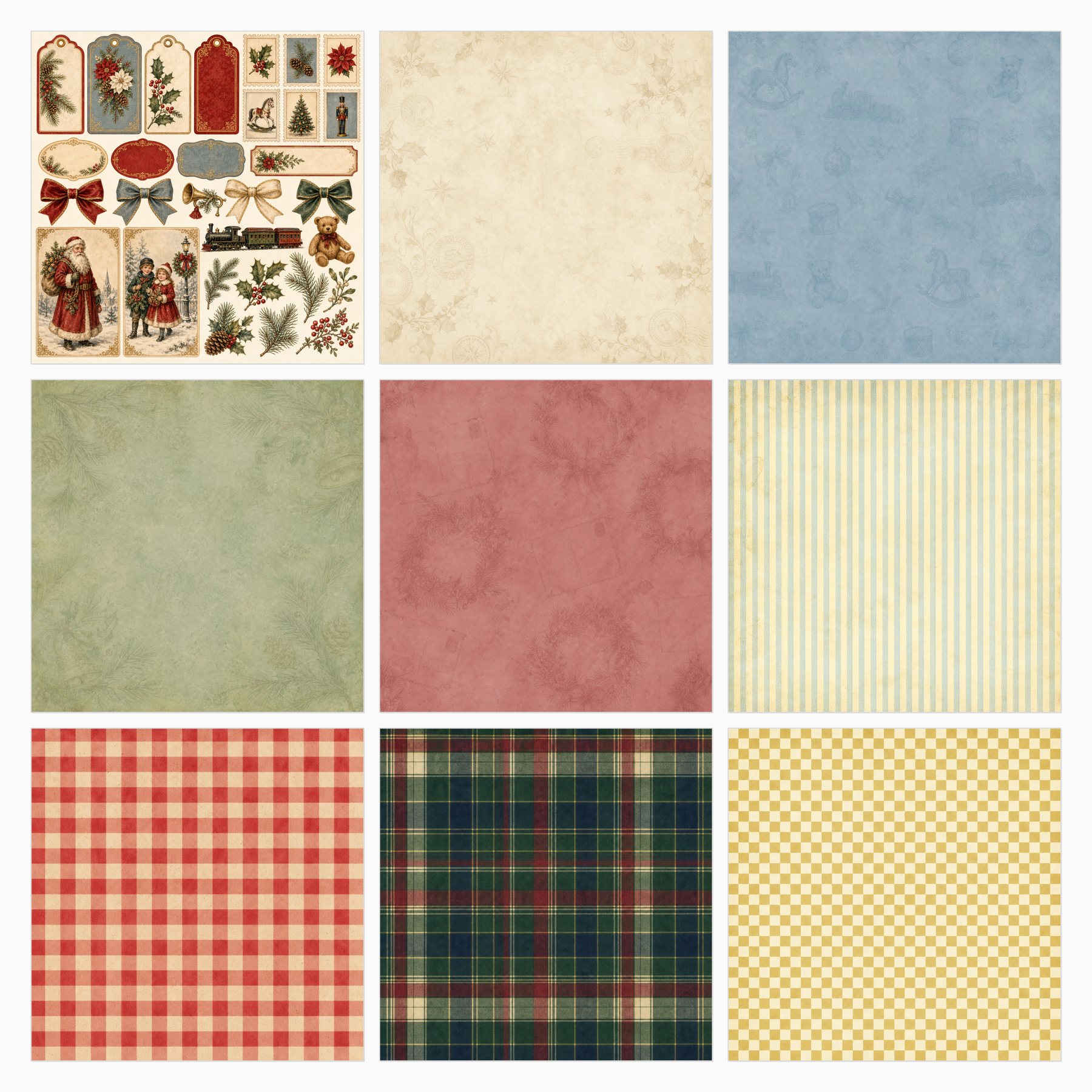 Christmas Ephemera and Fussy Cuts preview 3