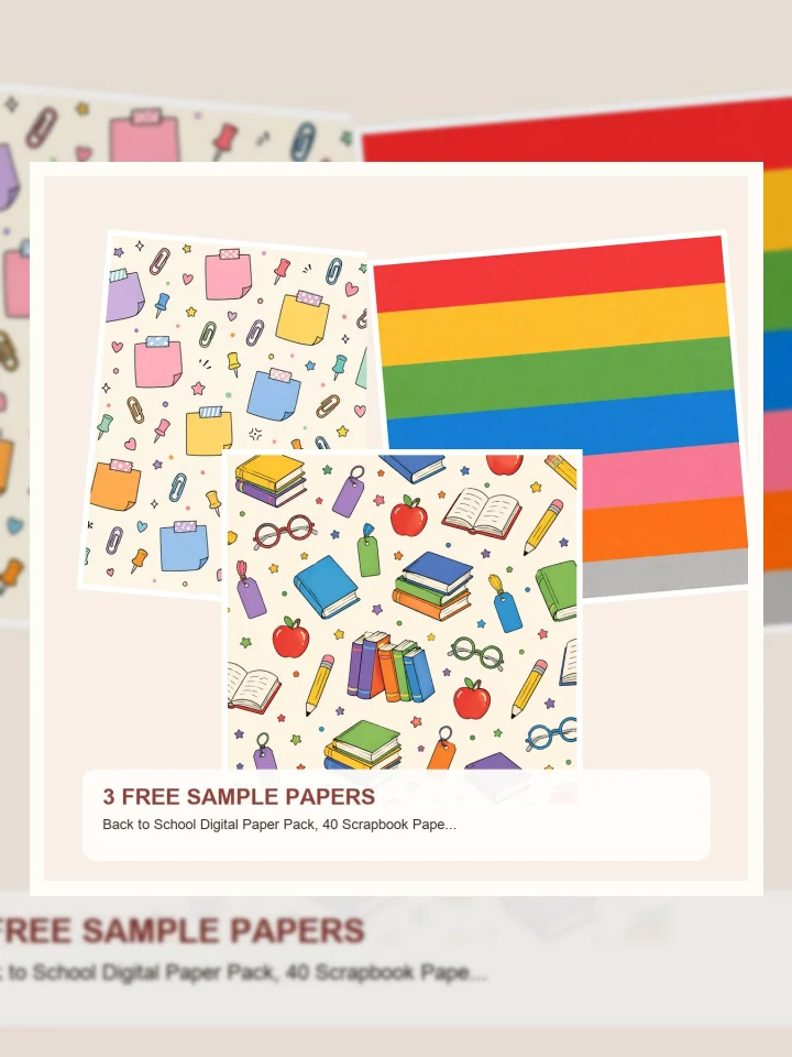 Back-to-School Memory Book: 12 Pages to Prepare Before the First Day visual story illustration