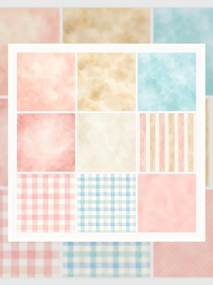 Cool Blue Scrapbook Palette: How to Use Pinterest’s 2026 Color Trend visual story illustration