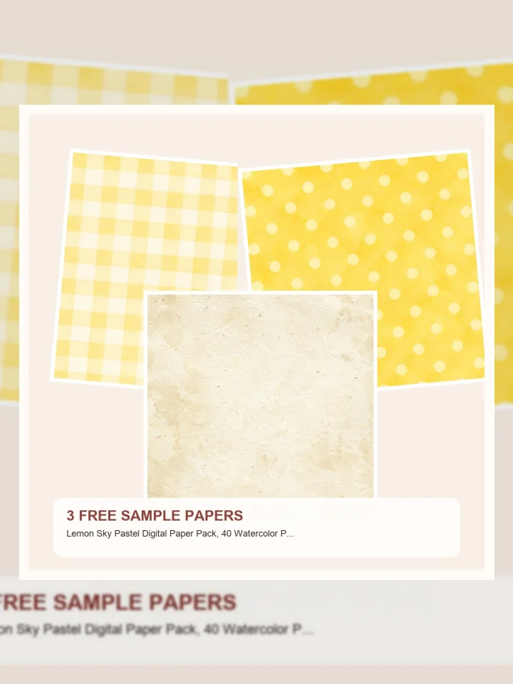 Lemon Scrapbook Ideas for a Fresh Yellow and Blue Summer Album visual story illustration