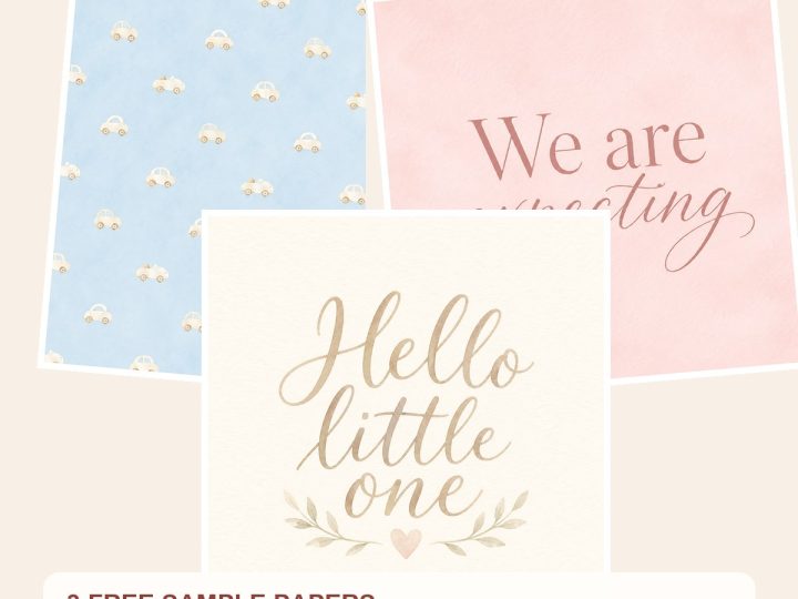 Free Baby On The Way Announcement Papers – 3 Printable Sample Papers preview