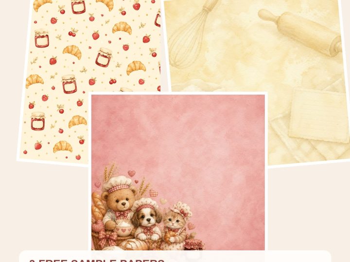 How to Make a Family Recipe Journal With Printable Bakery Papers
