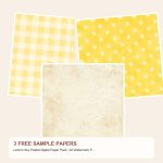 Free Lemon Sky Pastel Digital Paper Pack, 40 Watercolor Patterns – 3 Printable Sample Papers preview