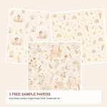 Free Virgo Baby Nursery Digital Paper Pack, Watercolor Zodiac Designs – 3 Printable Sample Papers preview
