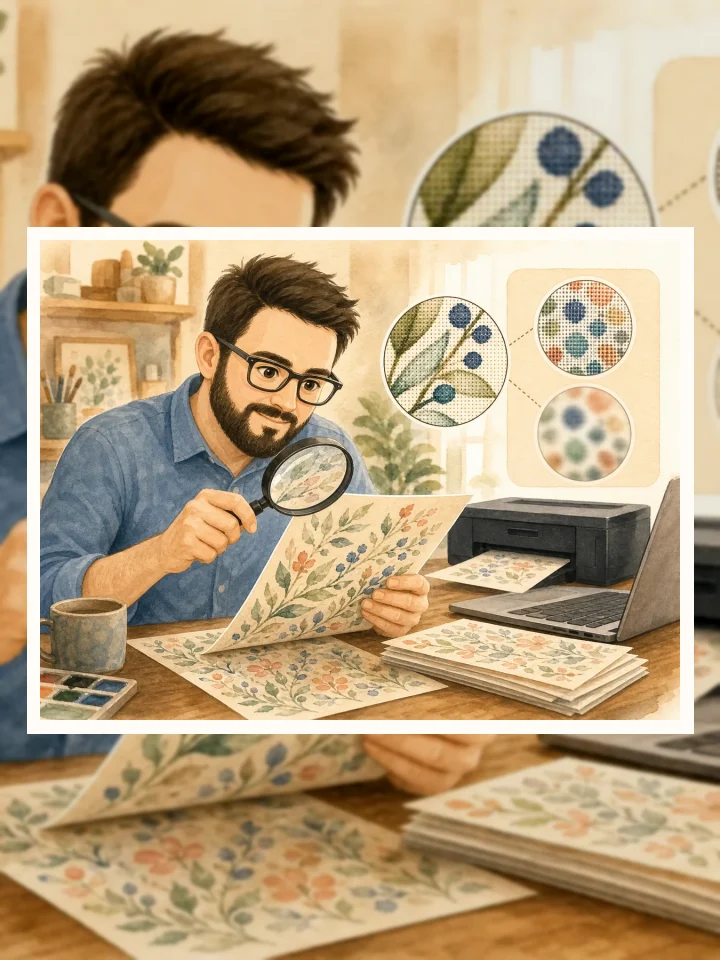 What Does 300 DPI Mean for Printable Scrapbook Paper? visual story illustration