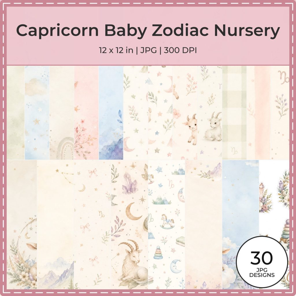 Capricorn Baby Zodiac Nursery