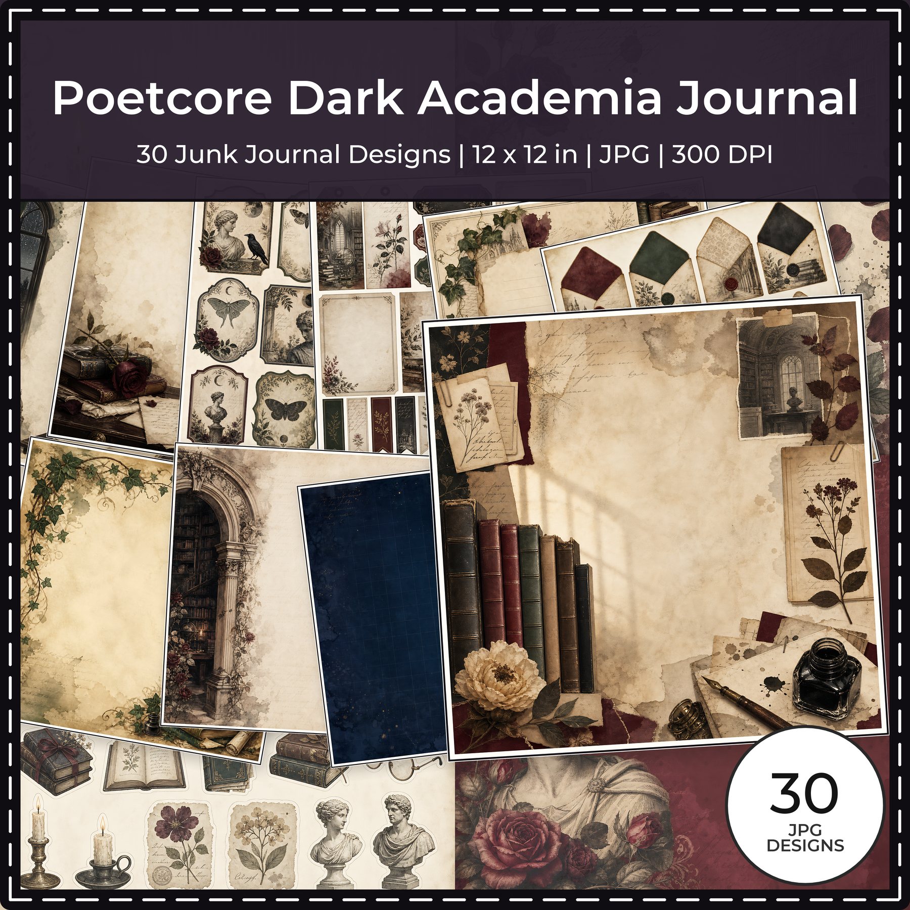 Poetcore Dark Academia Journal