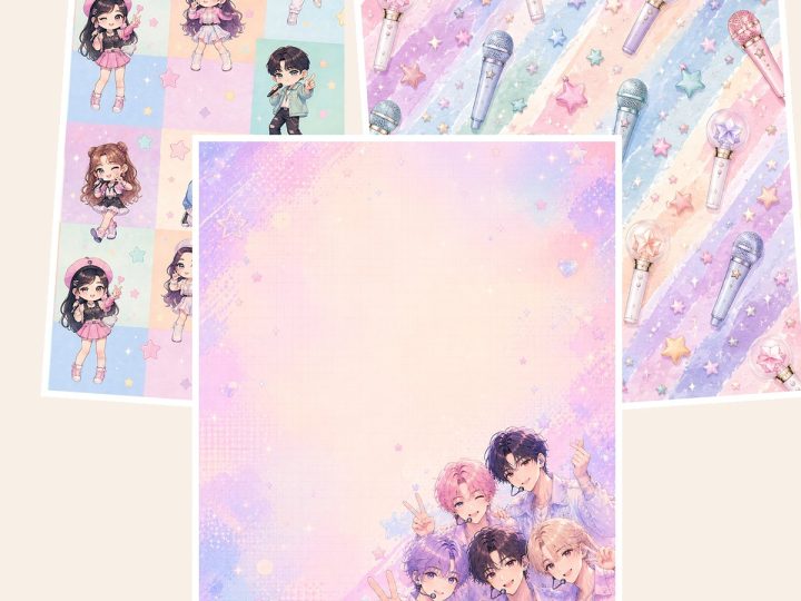 Free KPOP Anime Dreams Bundle – 3 Printable Sample Papers