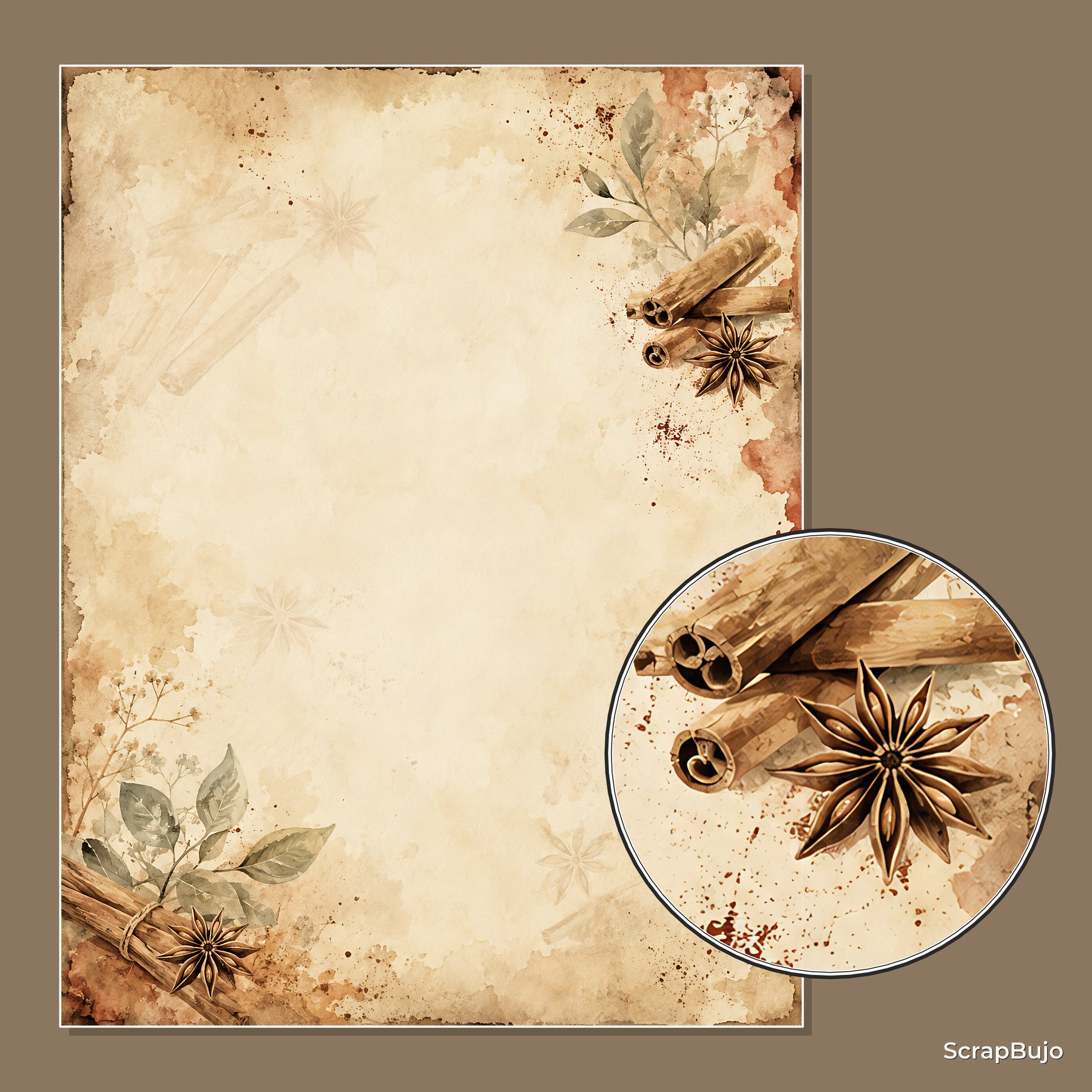 Cozy Coffeehouse Stories Digital Scrapbook Paper Collection preview 6